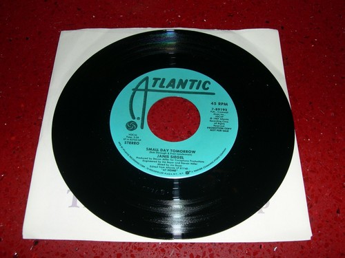 JANIS SIEGEL SMALL DAY TOMORROW 45 PROMO VINYL RECORD - Foto 2 di 2