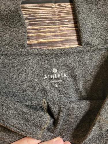 Pantalones deportivos Athleta talla pequeña gris jaspeado RN54023 - Imagen 6 de 6