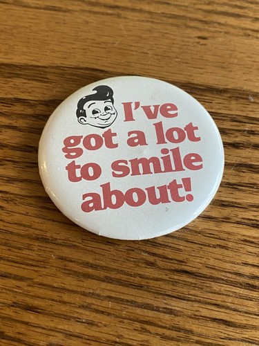 Vintage BIG BOY Werbung Pinback I've Got a lot to Smile About Button! 2 1/2" - Bild 1 von 2