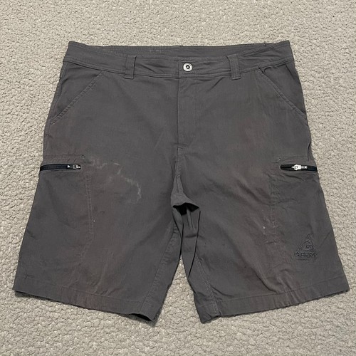Gerry Shorts Mens 36* Gray Elastic Waist Hiking Outdoor Cargos - Picture 3 of 20