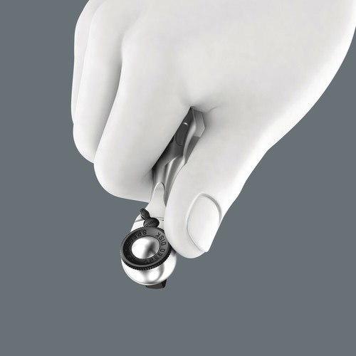 Wera 003793 8008 A Zyklop Mini 3 1/4" Drive Stubby Short Ratchet - Picture 4 of 6