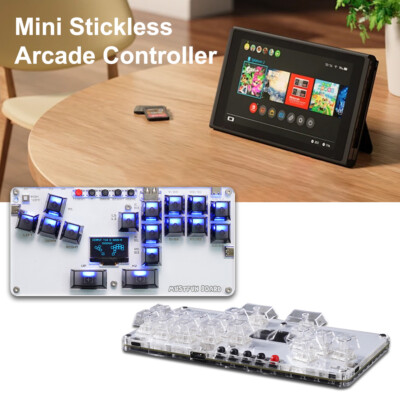 Mini Stickless Controller RGB Customized Game Keyboard for PS4/PS3/Switch/Steam