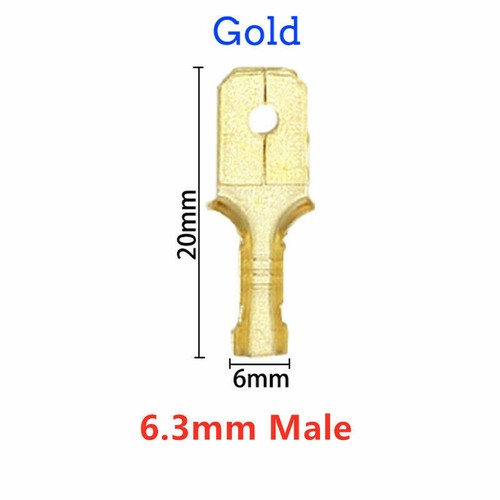 Crimpverbinder 2,8 4,8 6,3 mm Flachsteckhülsen Flachstecker Spade Kabelschuhe - Bild 17 von 19