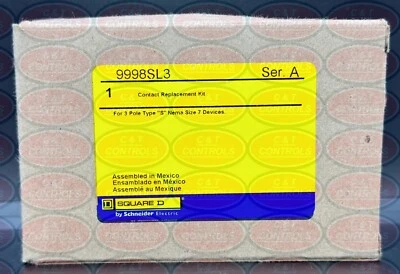 Square D 9998SL3 Größe 1 3P Kontakt Kit Neu im Karton USA Lager - Bild 1 von 2