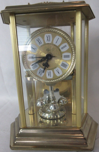 Orologio analogico da carrello Elgin quarzo tono oro per ricambi o riparazioni COSÌ COM'È - Foto 1 di 7