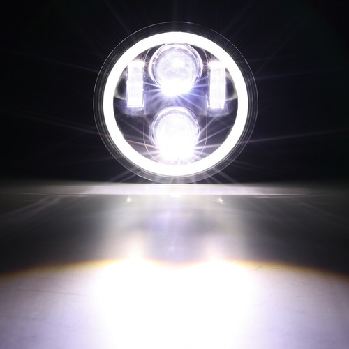 4 PIEZAS 5.75" 5-3/4 LED Faros Ojos de ángulo de haz alto/bajo para Chevy Impala El Camino - Imagen 6 de 12