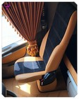 DAF XF / XG / XG+  SEAT COVERS ECO LEATHER SUEDE HORIZONTAL STITCHING TOFFEE