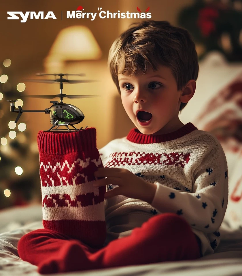 SYMA S100 Mini RC Helicopter with Gyro Stabilizer, Altitude Hold, 3.5 Channel... - Image 2 of 4