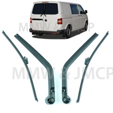 Für VW T5 T6 Transporter Caravelle 2003-18 Heck Scheibenwischer Arm Satz 2 Teile