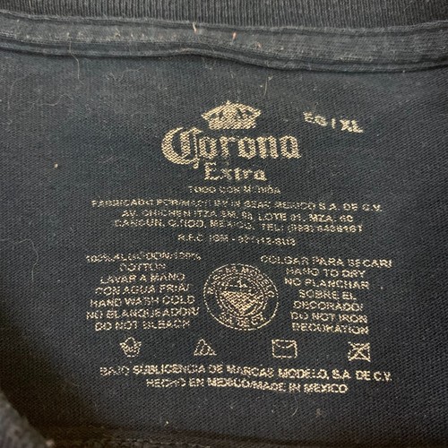 Corona Extra Beer Classic Original T-Shirt - Size XL Blue - Picture 2 of 6