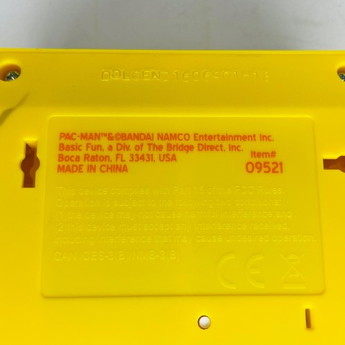 Bandai Namco PACMAN Retro Mini Arcade Handheld Game Classic Tested - Picture 9 of 10