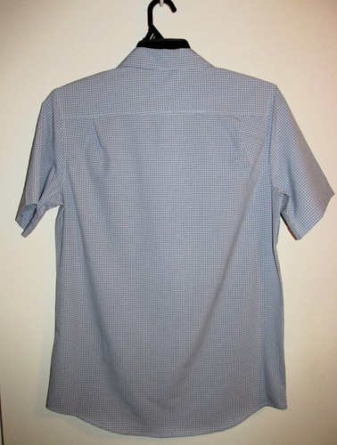 Mens Chaps Plaid Performance Dress Shirt (Size Small) BRAND NEW W TAGS - Picture 4 of 4