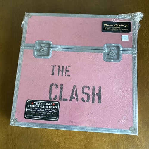 THE CLASH 5 Studio Album Box Set 8LP vinyl box set LTD ED SEALED NEW NEAR MINT - Picture 1 of 12