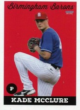 2021 Birmingham Barons Kade McClure Chicago White Sox