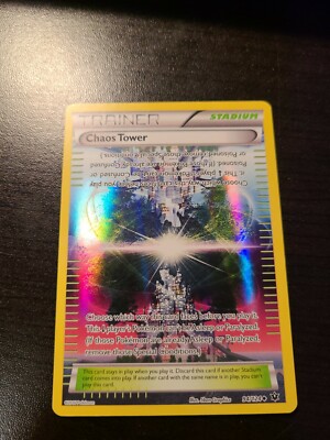 Chaos Tower 94/124 Reverse Holo 2016 Pokémon TCG XY Fates Chaos Tower 94/124 Reverse Holo 2016 Pokémon TCG XY Fates