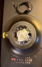 Starry Projector LED Night Light  Speaker Lamp Black 6 Modes: Used Once