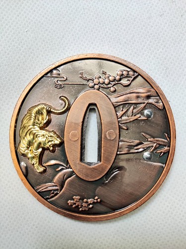 Excellent Fittings Tsuba For Japanese Sword Samurai Katana Wakizashi Tanto Tachi - Picture 48 of 91