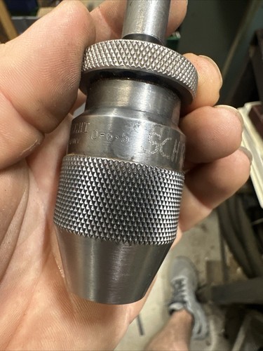 Albrecht Keyless Micro Drill Chuck 0-1/4" 0-6.5mm 1/2” Shank Machinist Mill Tool - Picture 13 of 15