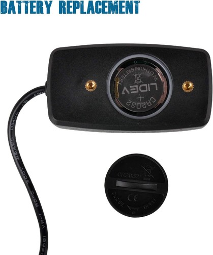 Digital Tach Hour Meter Alert RPM Gas Engine Battery Replaceable For Snowblower - Picture 6 of 7