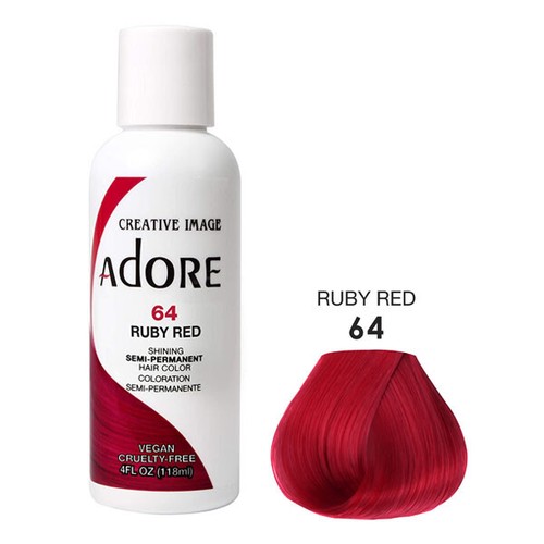 Adore Semi Permanent Hair Color Dye Shades Creams New 118ml *Authentic 64 Colors - Picture 13 of 66