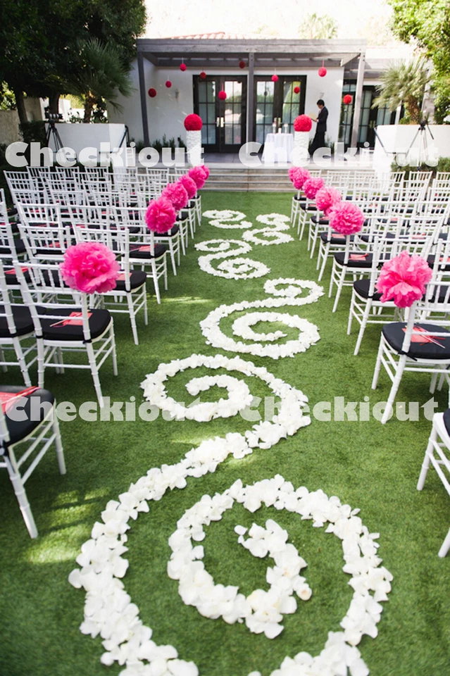 1000 - 5000 pétalos de rosa de seda decoración de mesa de flores confeti boda fiesta hágalo usted mismo Foto 4 de 4