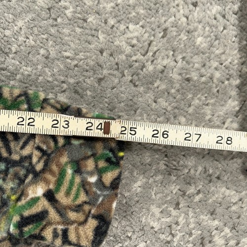 Brush Country Jacket Mens Medium M Green Brown Fleece Camouflage Full Zip Hiking - Picture 12 of 13