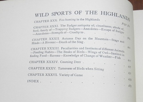 WILD SPORTS & NATURAL HISTORY OF THE HIGHLANDS, CHARLES ST JOHN 1919 Color Plts - Imagen 10 de 18