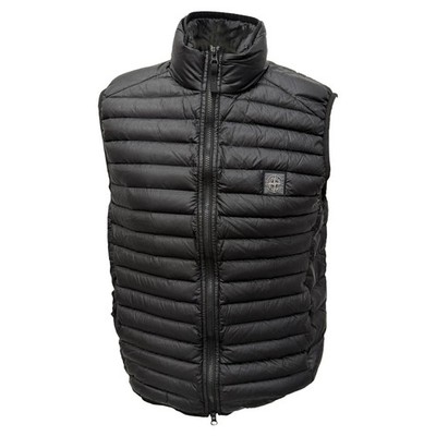 Stone Island Packable Down Vest In Nylon Men Black M