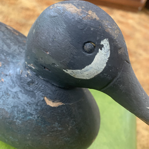VINTAGE Dodge Teal DUCK DECOY TACK EYE Early 1900’s See Pics As Found Mason ? - Picture 2 of 14