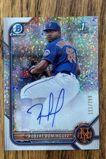 Bowman Chrome 2022 Robert Dominguez First Speckle Refractor Auto /299 #CPA-RD