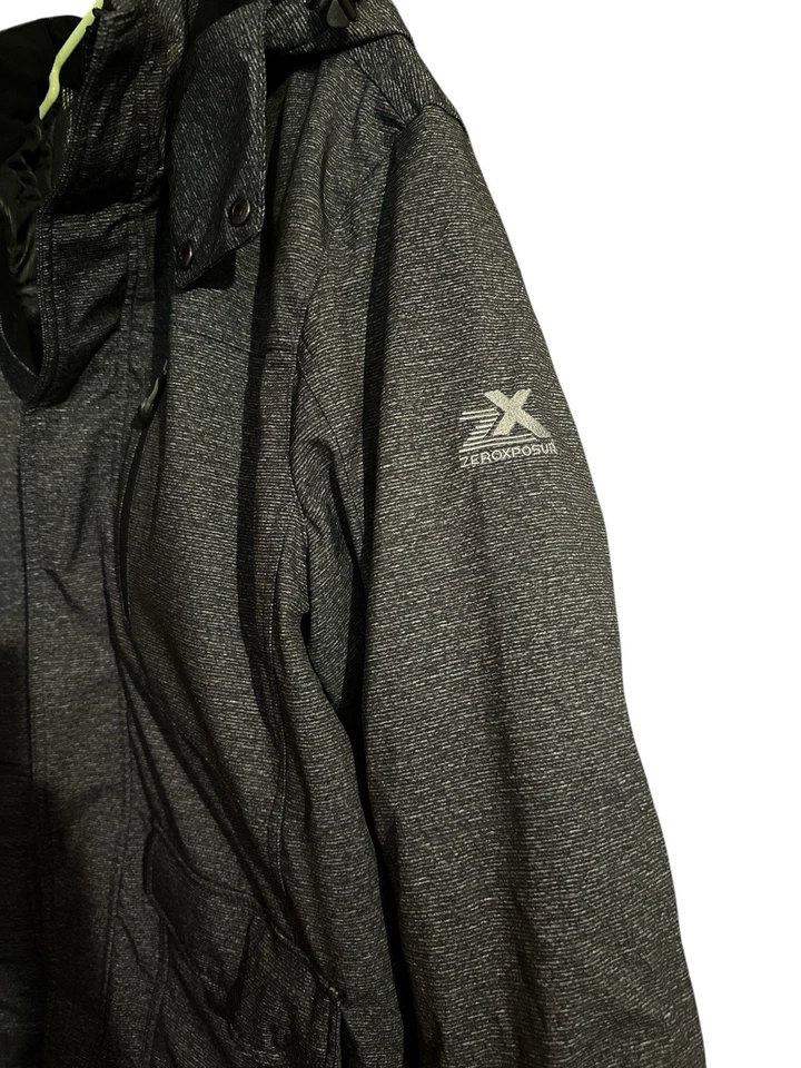 NUEVA CHAQUETA DE INVIERNO AISLANTE NEGRA ZEROXPOSUR PARA HOMBRE XXL CAPUCHA CON CREMALLERA Foto 2 de 4