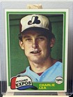 Front of 1981 Topps - Charlie Lea #293 (RC)