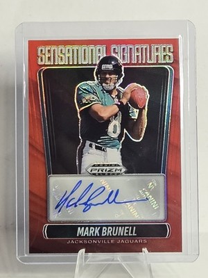 Panini 2025 Prizm Black Mark Brunell Autograph Red Prizm /99