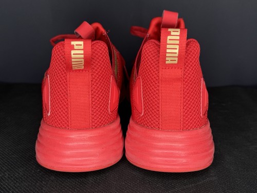 Puma Contempt Demi High Risk Damen Sportschuhe rot/gold Größe 8 Damen gebraucht - Bild 5 von 6