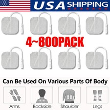 40 TENS Electrode Pads EMS Replacement Unit 7000 3000 2x2 Muscle Stimulator BULK
