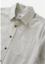 KATIN CHROMA Short Sleeve Button Up Shirt Desert Sage Men s Medium NWT