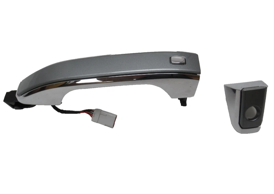 Front Door Handle Left or Right Silver Ice Met w/ Cap 2021-25 GMC Yukon Yukon XL - Image 3 of 4