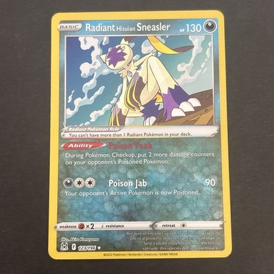 Radiant Hisuian Sneasler 123/196 Swsh11: Lost Origin Holo