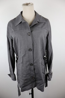 Marella Langarmbluse Damen Gr. 42 Woman Shirt Casual Vintage Wolle
