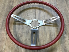 1969-77 Camaro Nova Corvette Skylark Used Gm Comfort Grip Steering Wheel Red