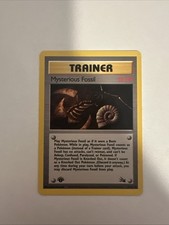 Mysterious Fossil 62/62 Fossil 1st Edition