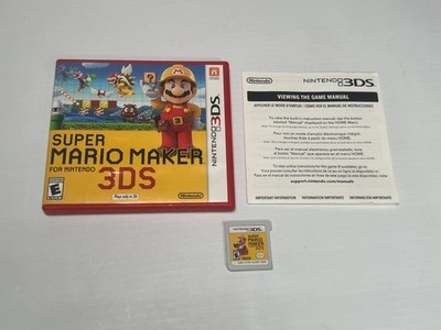 Super Mario Maker (3DS, 2016) Complete in Box CIB