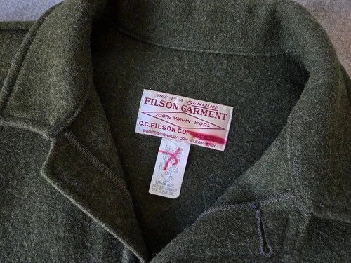 Filson Mackinaw Wool Cruiser Jacket | Size 40 | Forest Green | MSRP $599 | MiUSA image 3
