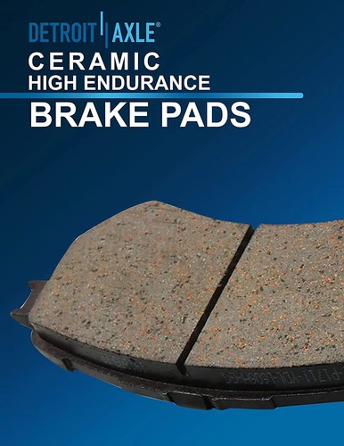 Detroit Axle Rear Disc Brake Rotors + Ceramic Brake Pads for Nissan Rogue - Bild 9 von 11