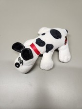 Vintage Pound Puppies White and Black Plush Stuffed Animal