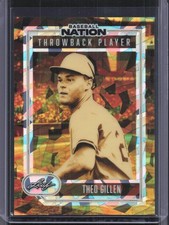 2026 Leaf Baseball Nation #TB-28 Theo Gillen Throwback Player #/65