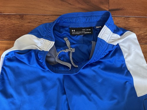 Under Armour Blue Boys Youth Size Medium Athletic Shorts Loose - Picture 3 of 3