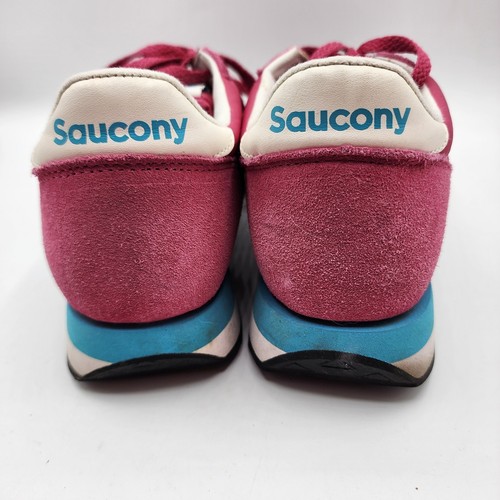 Saucony Jazz Low Pro Womens Athletic Shoes Sneakers Size 9.5 Pink Blue - Picture 4 of 9