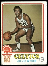 Jo Jo White 1973-74 Topps #168 Boston Celtics Low Grade Poor Crease Paper Loss