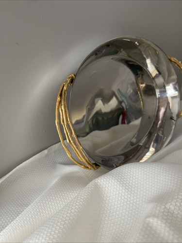 Michael Aram Branch Oval Dish Tray GOLD TONE- SILVER 11” W, 2” H NWOT *BR - Picture 5 of 24